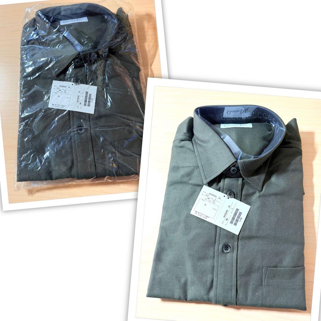 未使用 メンズ ディオール Dior 秋冬シャツ サイズL 9枚 90s