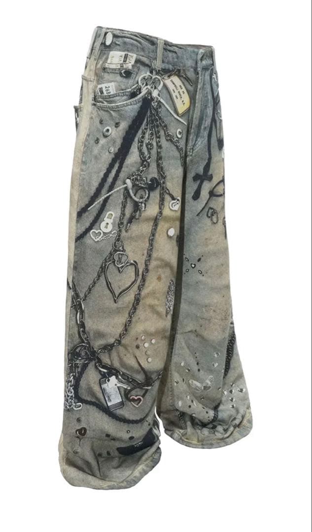 THEREDTHREAD S print sweat1 toys blue 新品