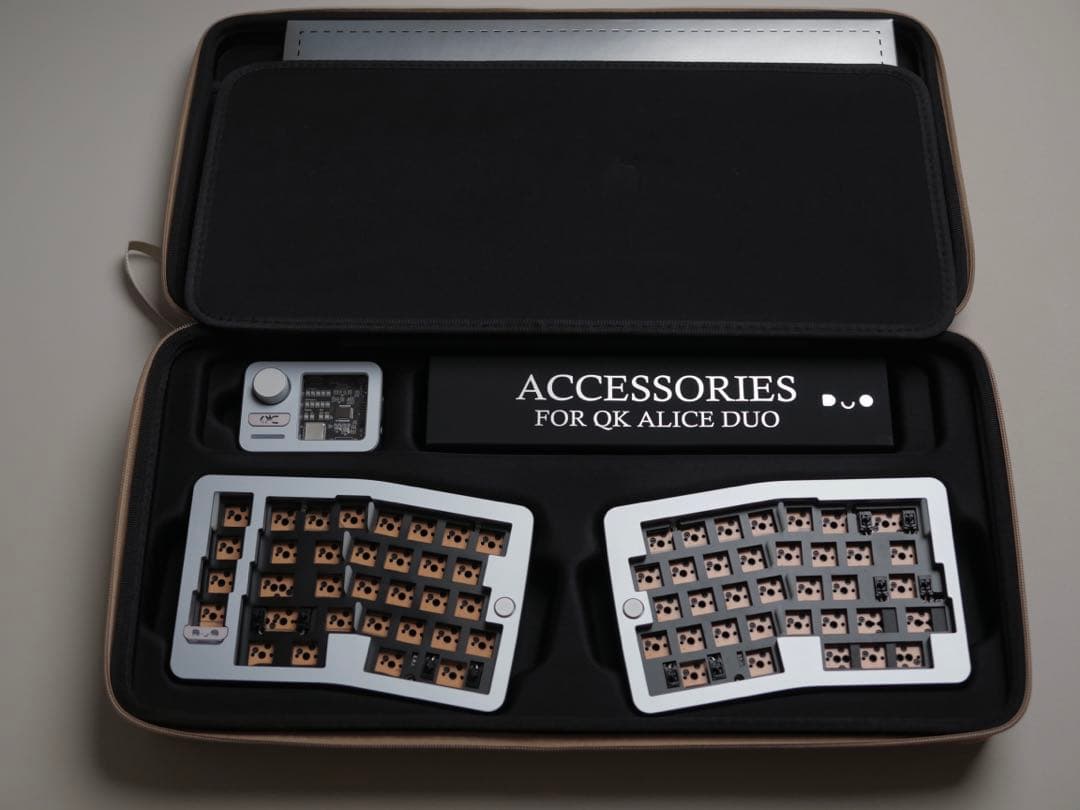 QK Alice Duo 自作キーボード