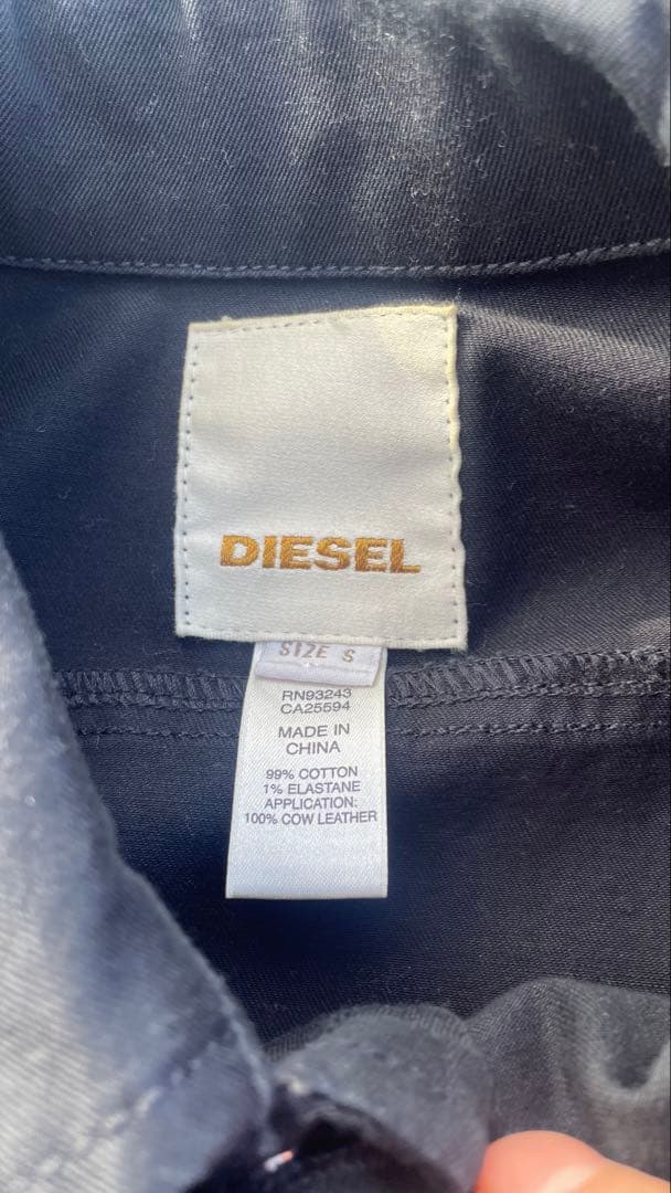 00s DIESEL コットントラッカージャケット Sサイズ短丈y2k swag
