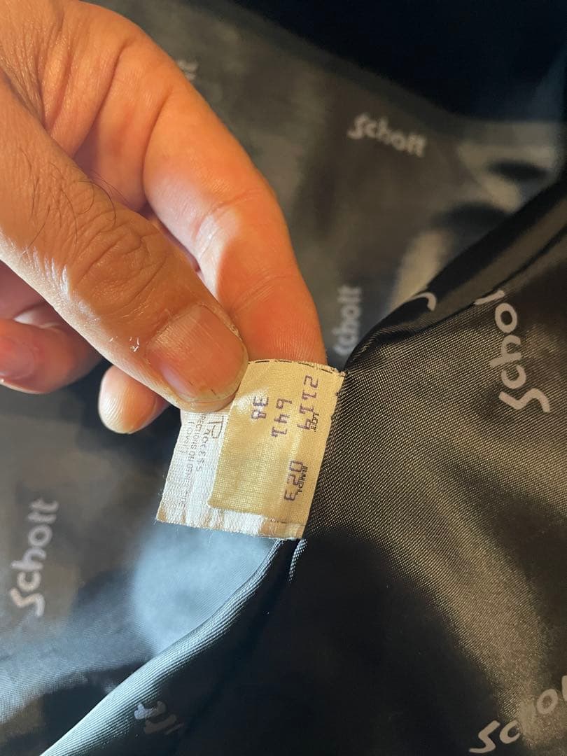 Schott 641ライダースジャケット ボアライナー付　38