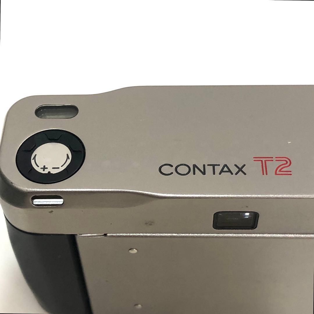 【ジャンク】コンタックス Contax T2 チタンクローム フィルムカメラ