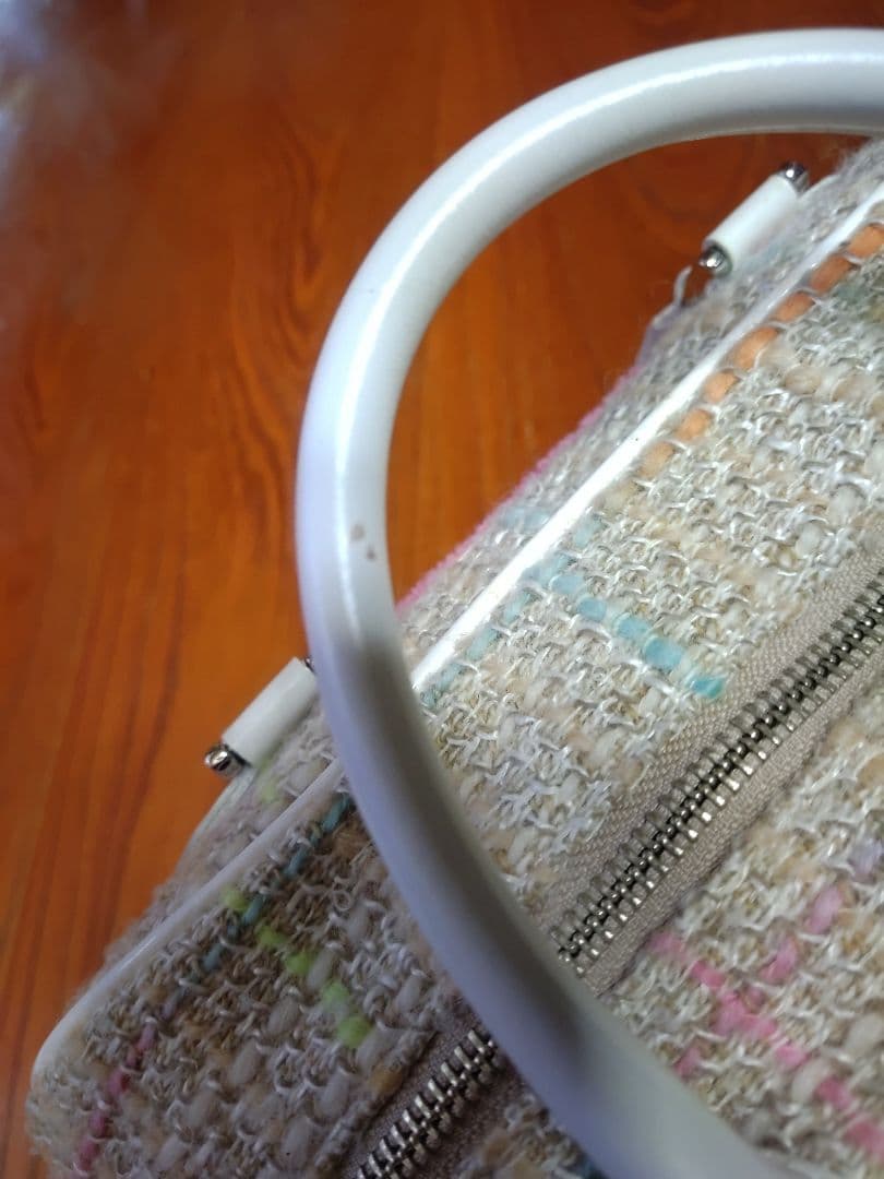 極希少☆y2k サマンサタバサ×ニッキーヒルトン　ミニボストンバッグ　ツイード