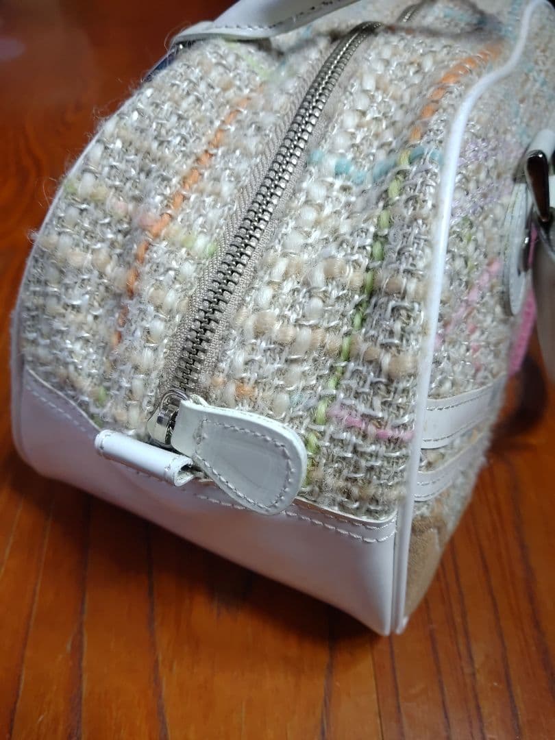 極希少☆y2k サマンサタバサ×ニッキーヒルトン　ミニボストンバッグ　ツイード