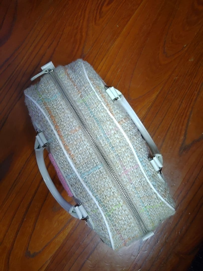 極希少☆y2k サマンサタバサ×ニッキーヒルトン　ミニボストンバッグ　ツイード