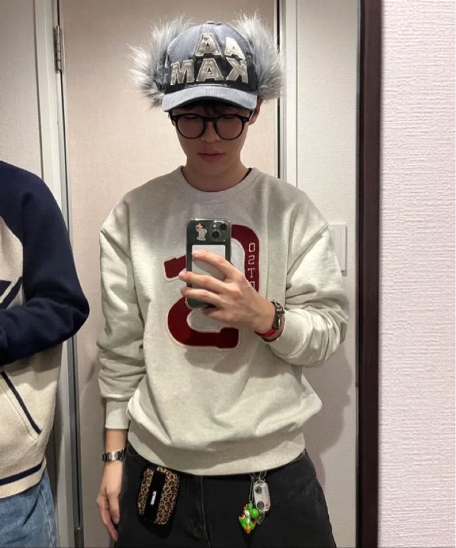 帽子 AAKAM Corduroy Trapper Cap (Gray)