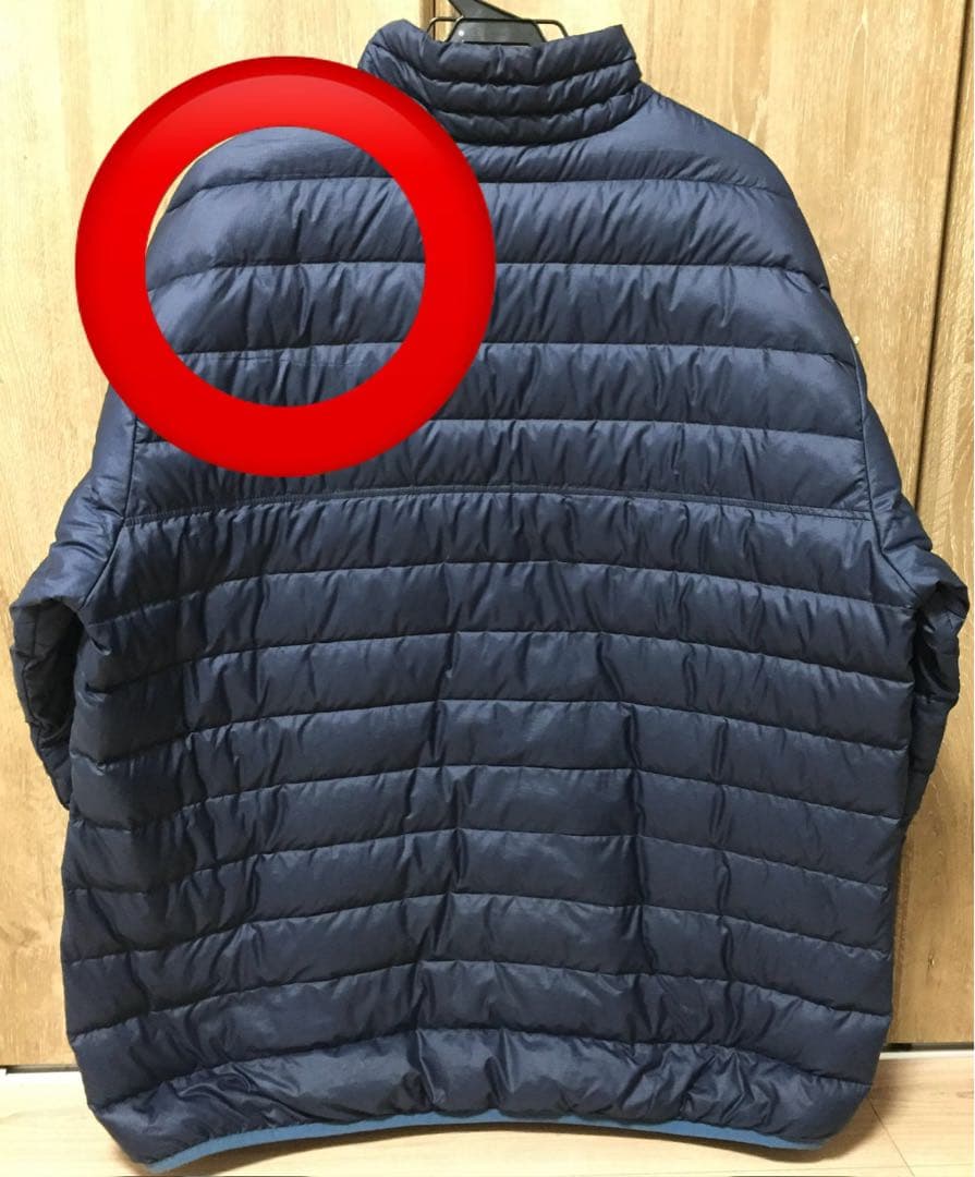 PatagoniaダウンスナップTプルオーバー　ダウンセーター