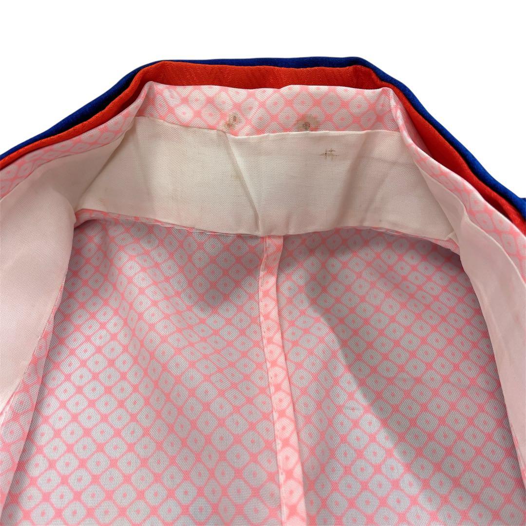 ◎mk-3457　七五三　女の子　着物・襦袢セット　金駒刺繍　　12-15