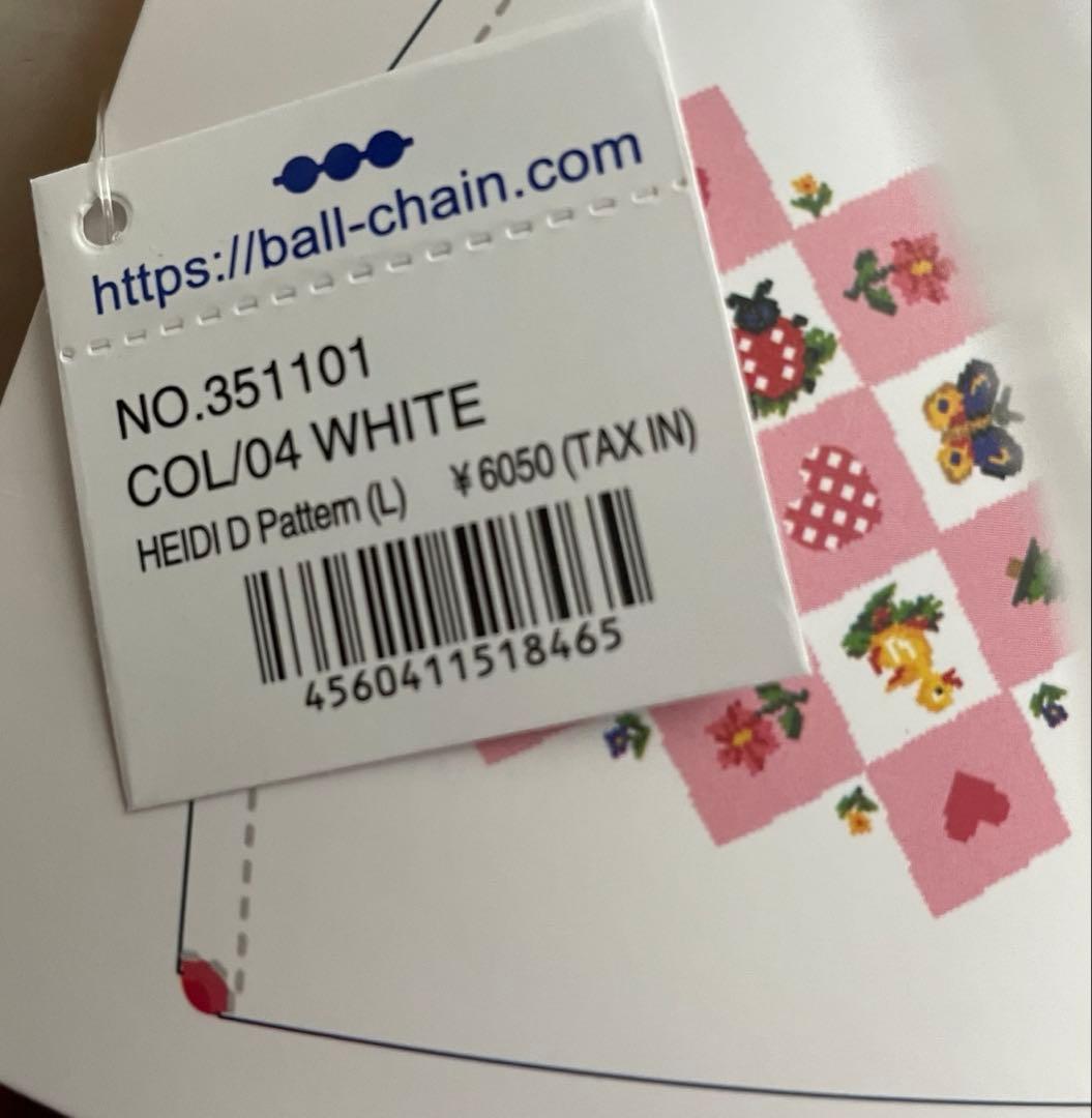 新品 フェイラー ボールアンドチェーン ホワイト Lサイズ