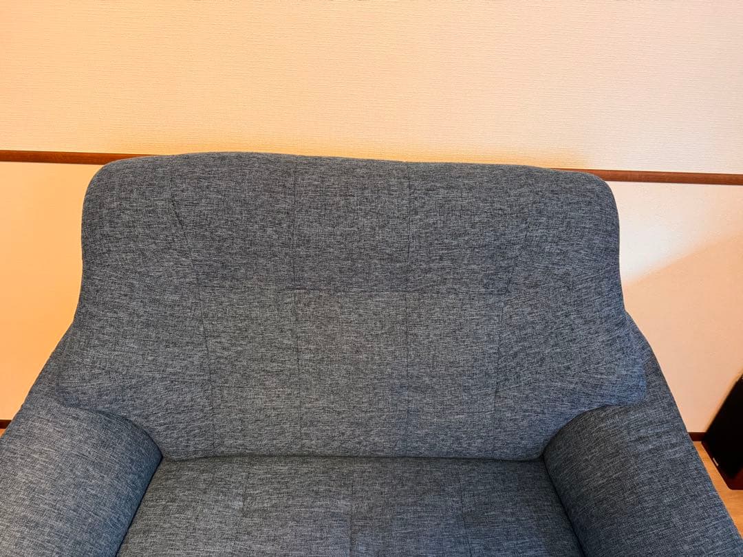 NOCE 2人がけ　ソファ　HY2766 ブルー　ハイバック