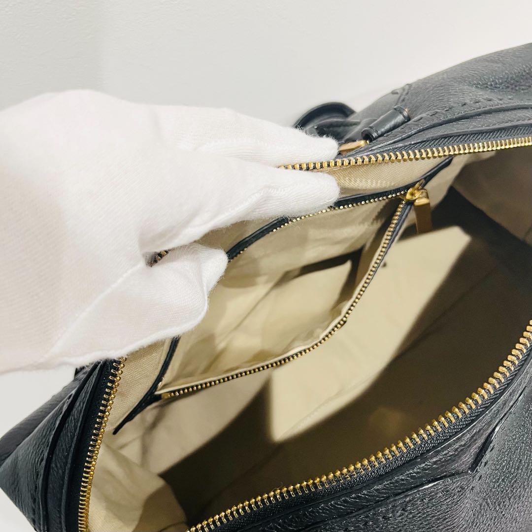 希少美品　トリーバーチ　Amalie 2way ボストンバッグ　アマンダ　シボ革