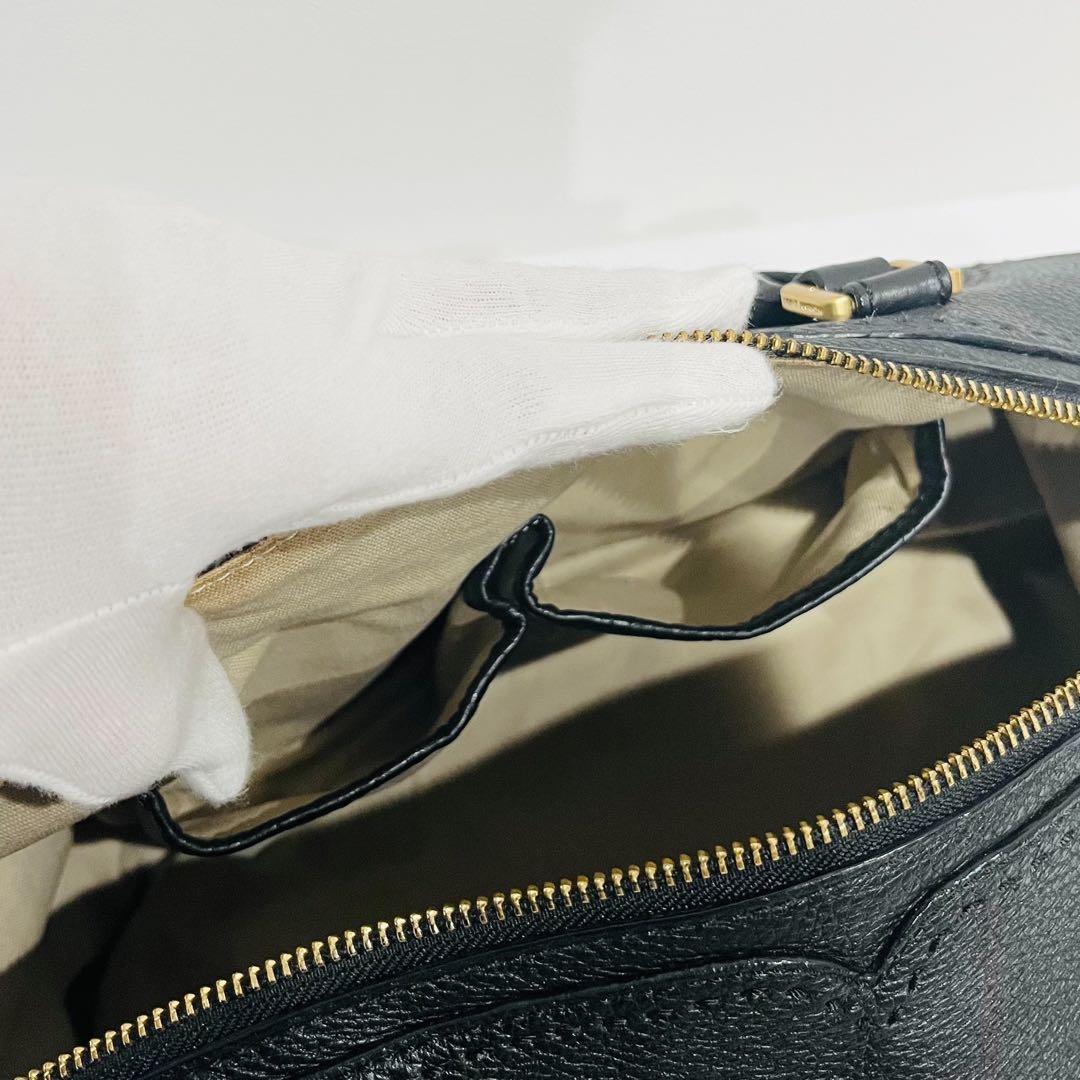 希少美品　トリーバーチ　Amalie 2way ボストンバッグ　アマンダ　シボ革