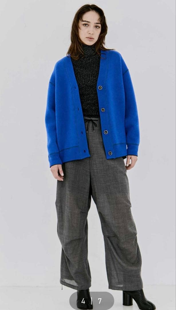 今期　THE TOKYO リバーシブル　カシミア　カーディガン　ザトーキョー