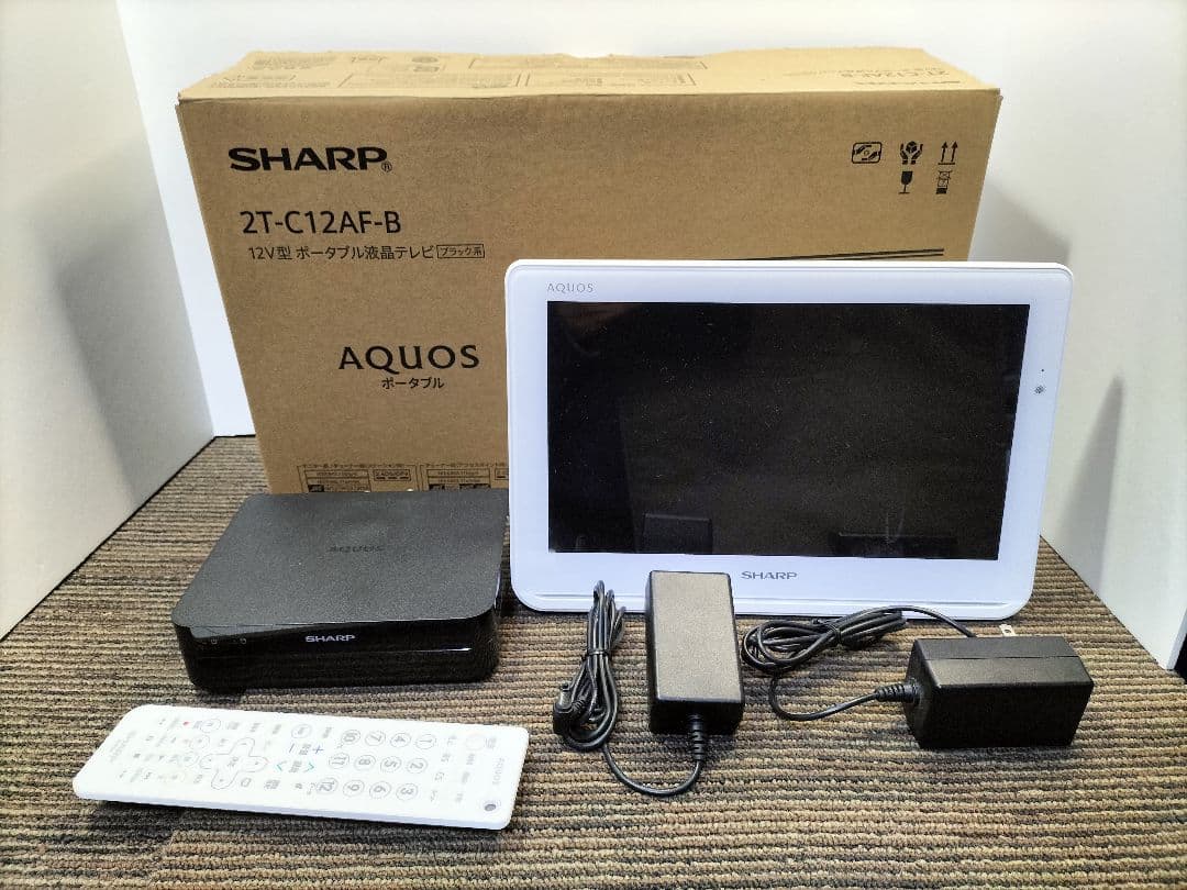 SHARP ポータブルテレビ 2T-C12AF-B
