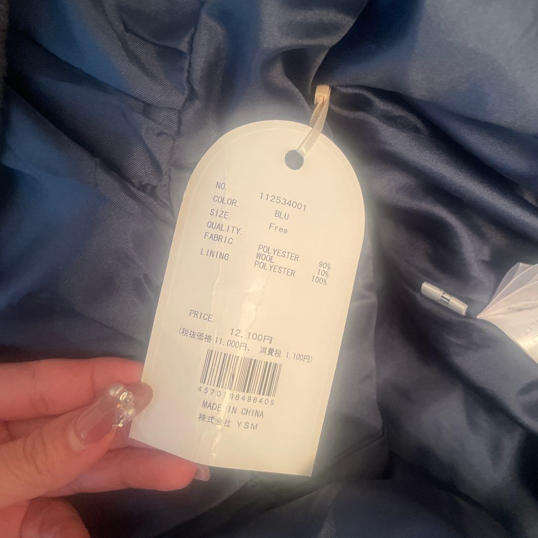 Darichダーリッチ タータンチェックノースリミニワンピース　ブルー