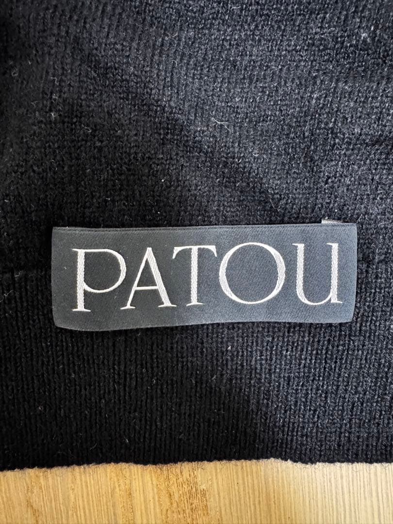 PATOU*ウール＆カシミアニットクロップドトップス　XS