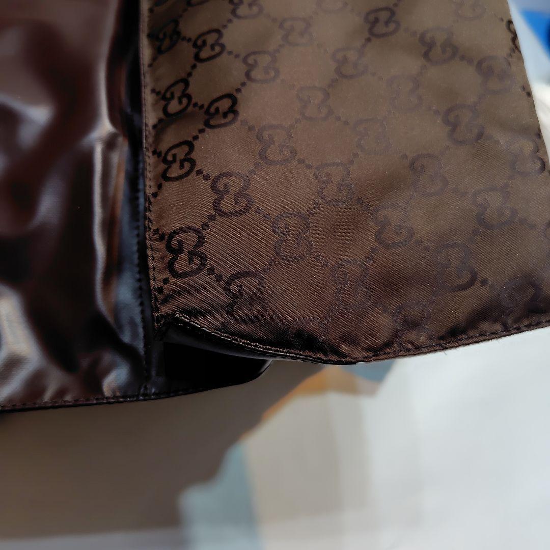 GUCCI ベージュ GGパターン マザーズバッグ