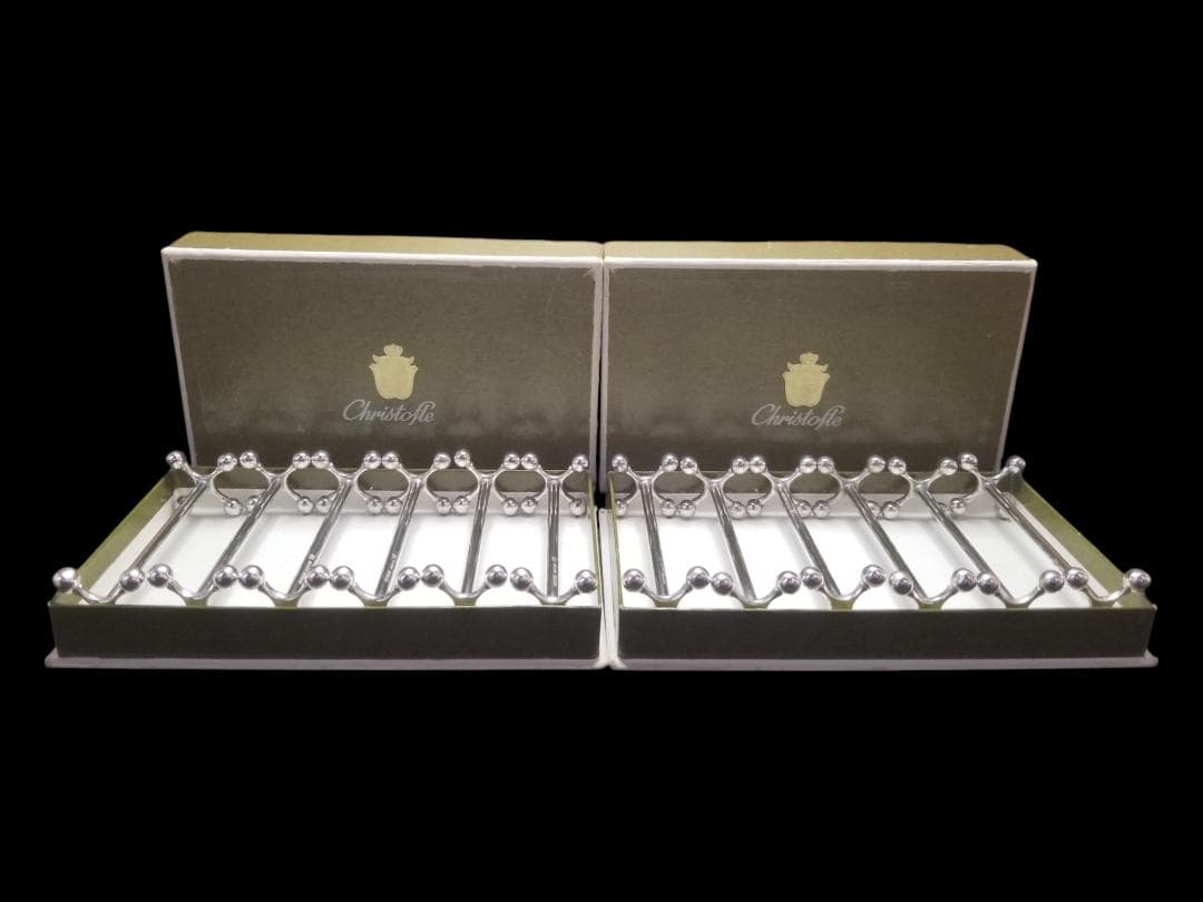 ⭐2箱12本セット⭐クリストフル ナイフレスト プール ナイフホルダー 箸置き