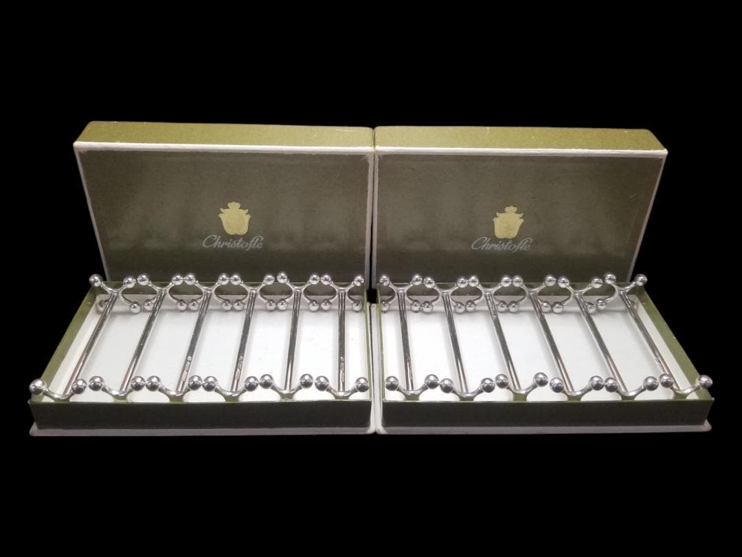 ⭐2箱12本セット⭐クリストフル ナイフレスト プール ナイフホルダー 箸置き