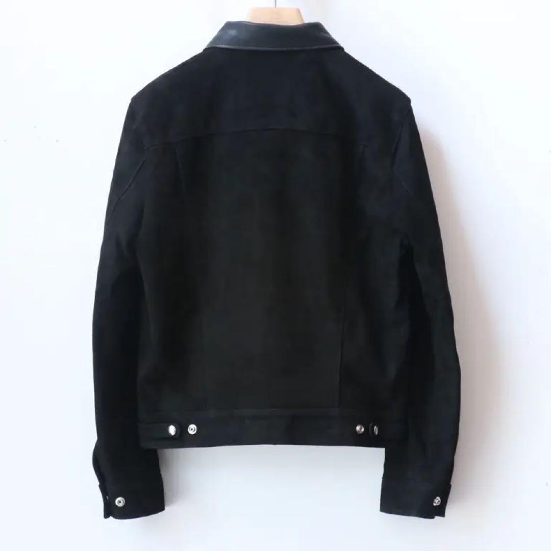 激レア ルイスレザー ウエスタンジャケット スウェード 黒 ゴールデンサイズ42