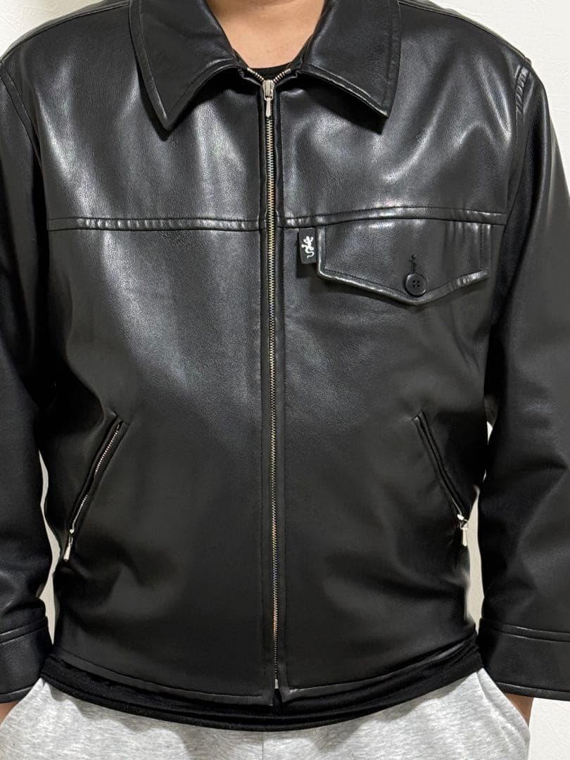 希少　agnès b ジップジャケット ブラック