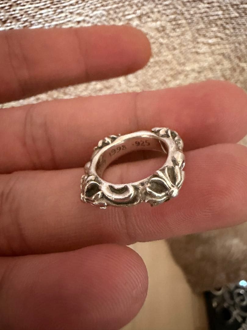 確実正規品クロムハーツ スターバンドリング　国内2号