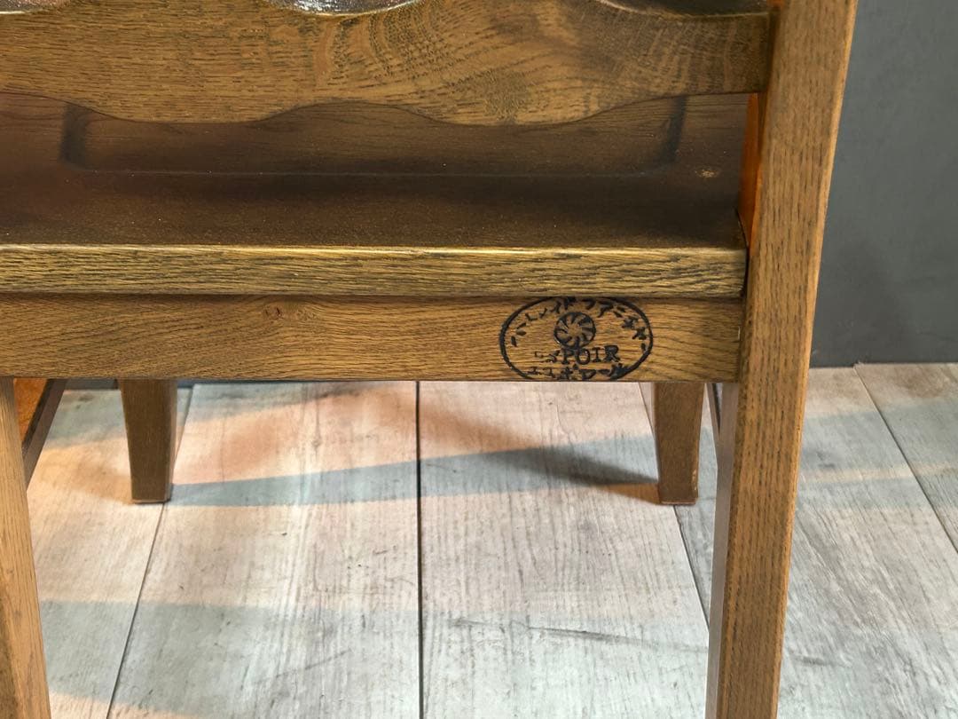 無垢材　チャーチチェア　豊田たんす　アンティーク　ヴィンテージ　ビンテージ　NZ