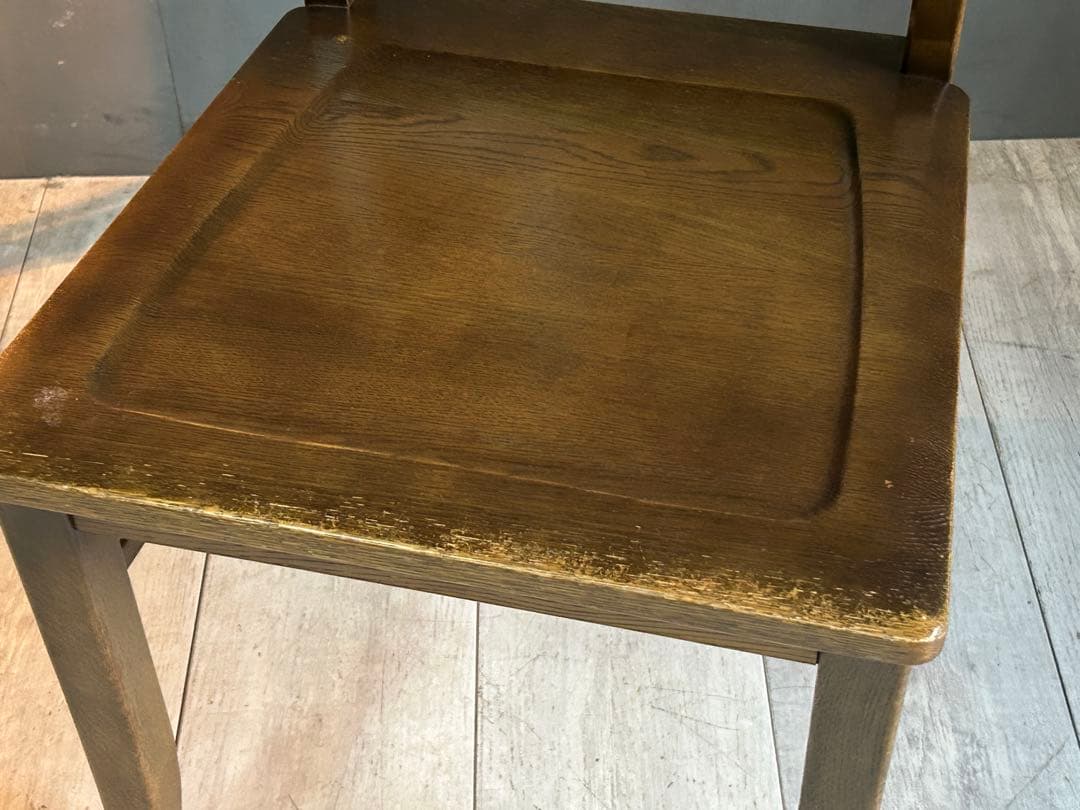 無垢材　チャーチチェア　豊田たんす　アンティーク　ヴィンテージ　ビンテージ　NZ