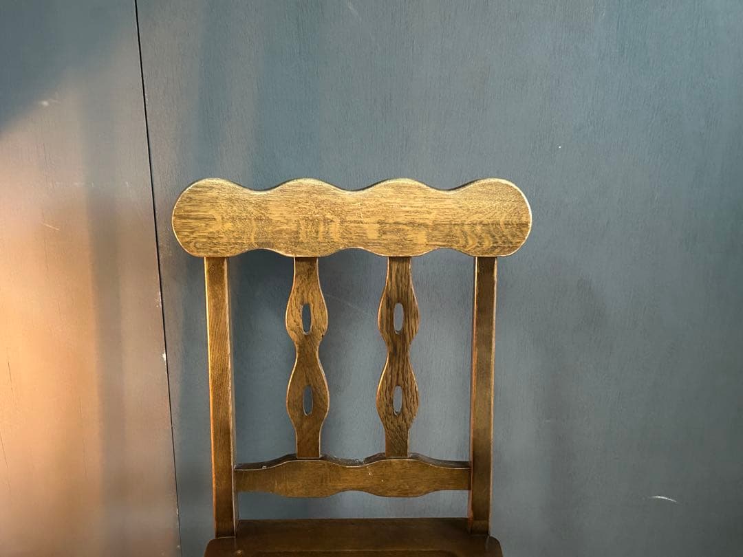 無垢材　チャーチチェア　豊田たんす　アンティーク　ヴィンテージ　ビンテージ　NZ