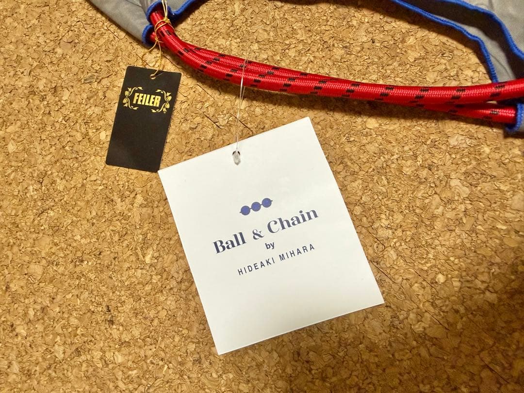 廃盤 ボールアンドチェーン フェイラー バッグ M グレー ハイジ