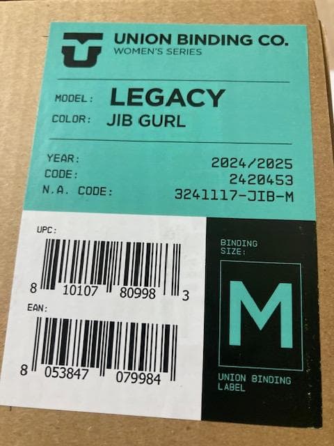 潤陽 2025 UNION ユニオン LEGACY レガシー M