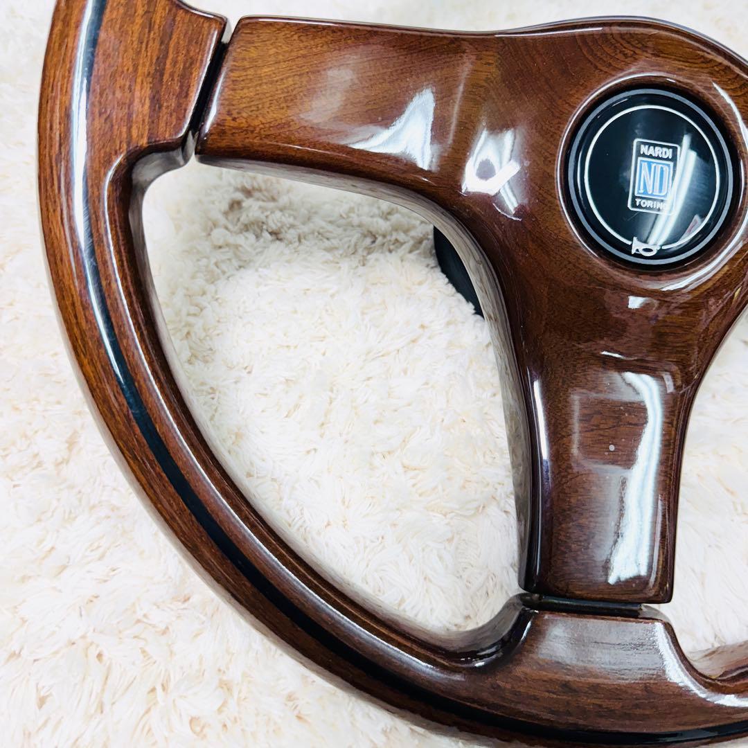 極美品 ナルディ ガラ3 タイプ3 マホガニー ホーンボタン付 マホガニー