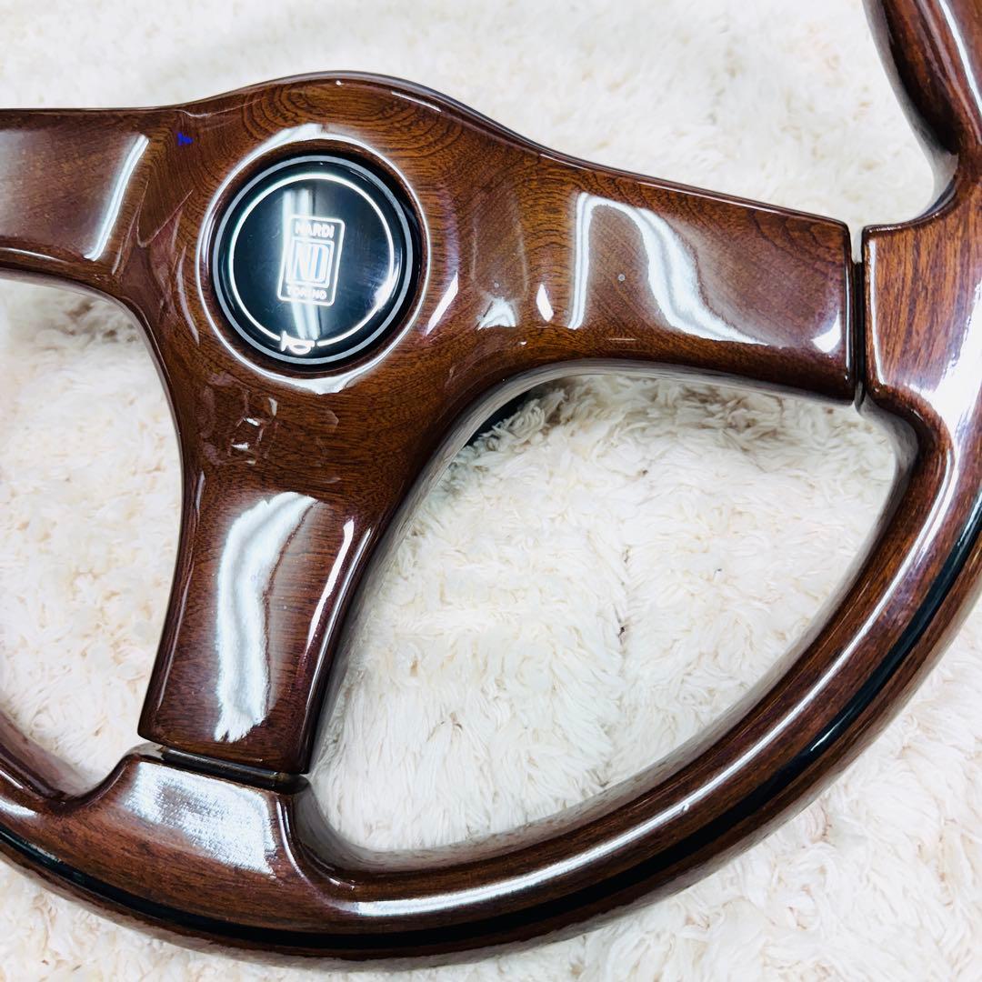 極美品 ナルディ ガラ3 タイプ3 マホガニー ホーンボタン付 マホガニー