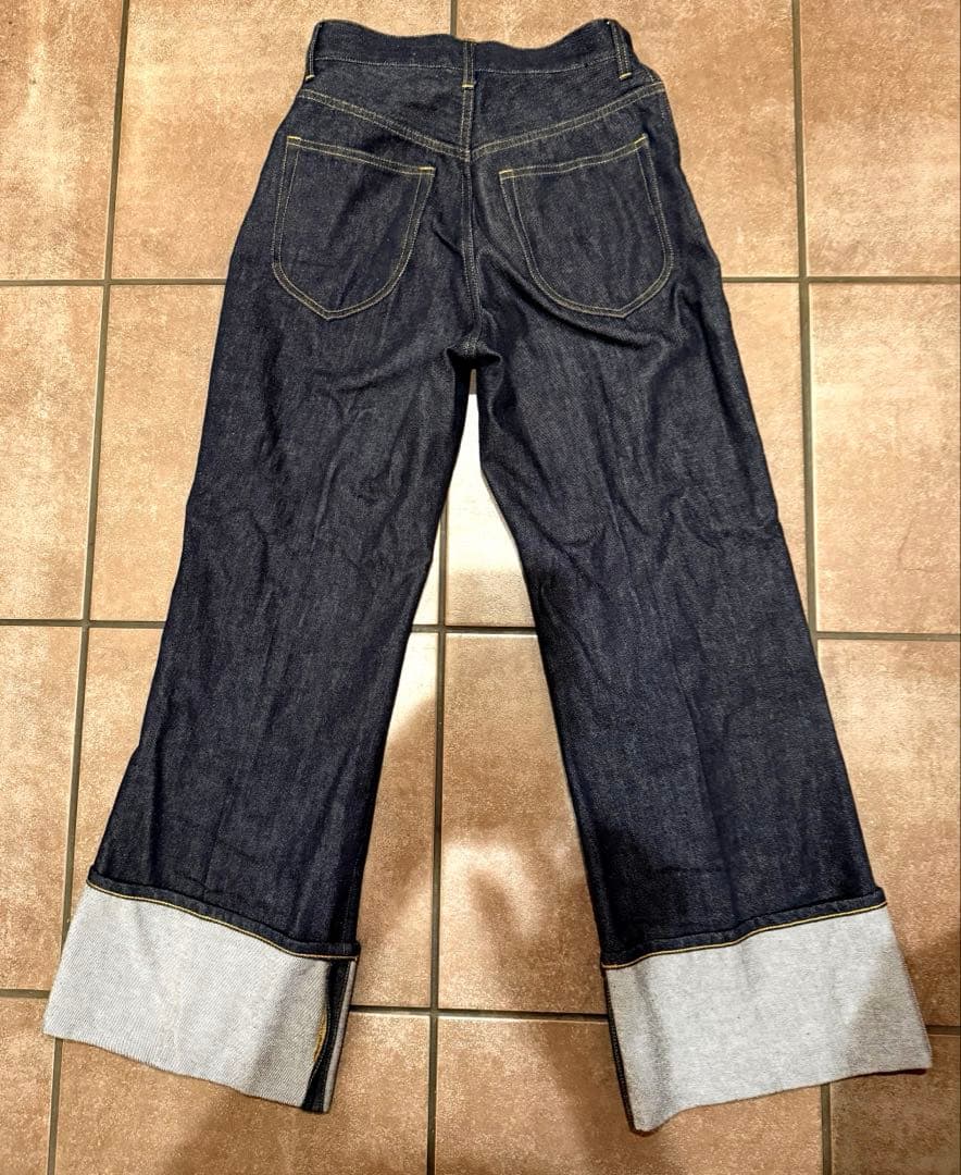 cygne シーニュ　ロールアップデニム Laetitia 0