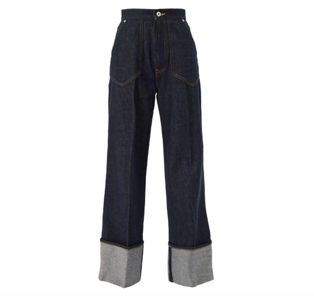 cygne シーニュ　ロールアップデニム Laetitia 0