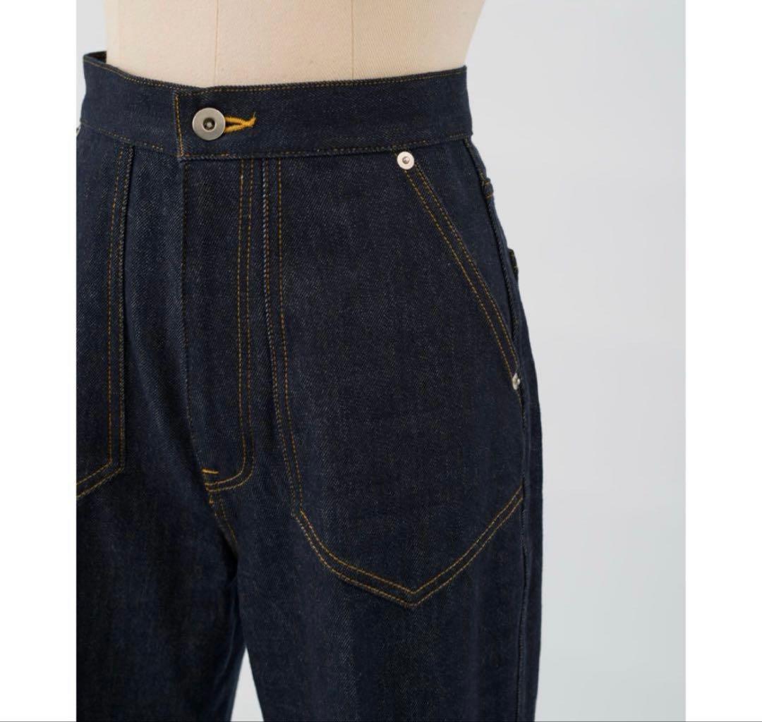 cygne シーニュ　ロールアップデニム Laetitia 0