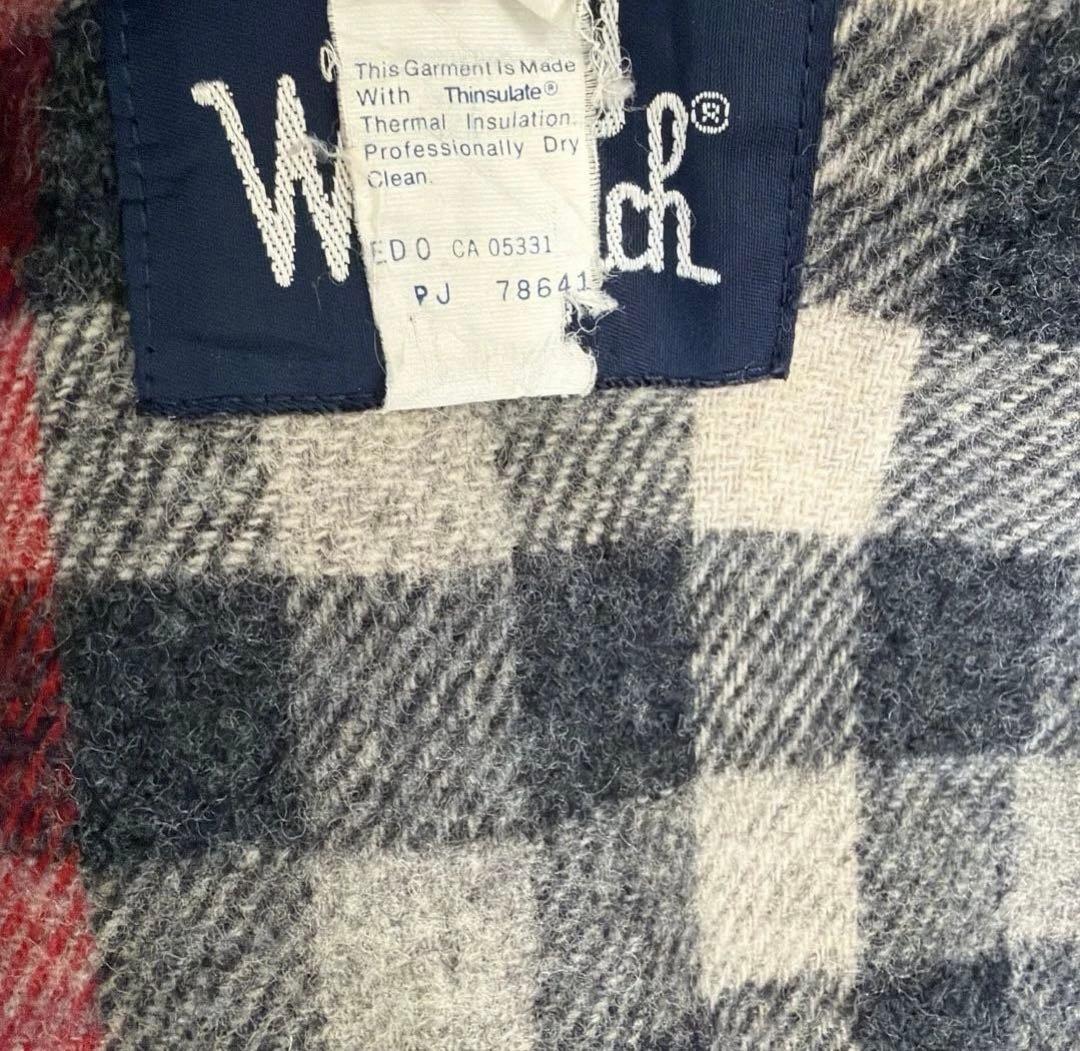 80s woolrich ウール ブルゾン ジャケット USA製　グレー