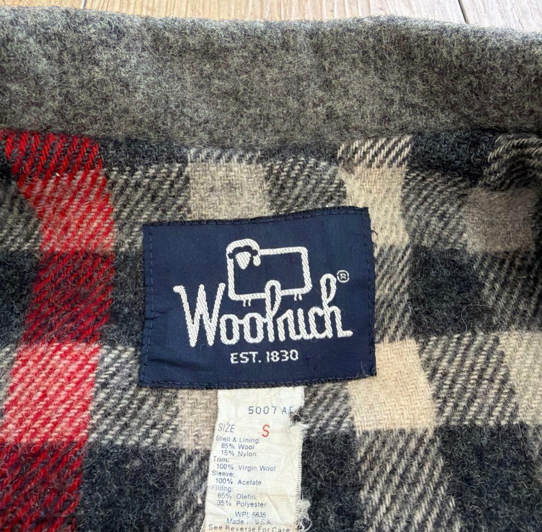 80s woolrich ウール ブルゾン ジャケット USA製　グレー