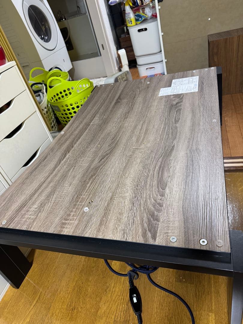 るぴー　木製こたつテーブル ダークブラウン