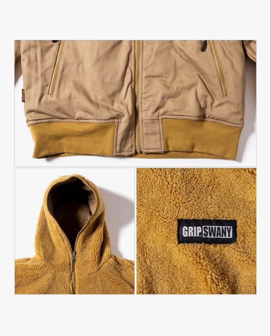 GRIP SWANY ‪☆ファイアープルーフ リバーシブルボアジャケット