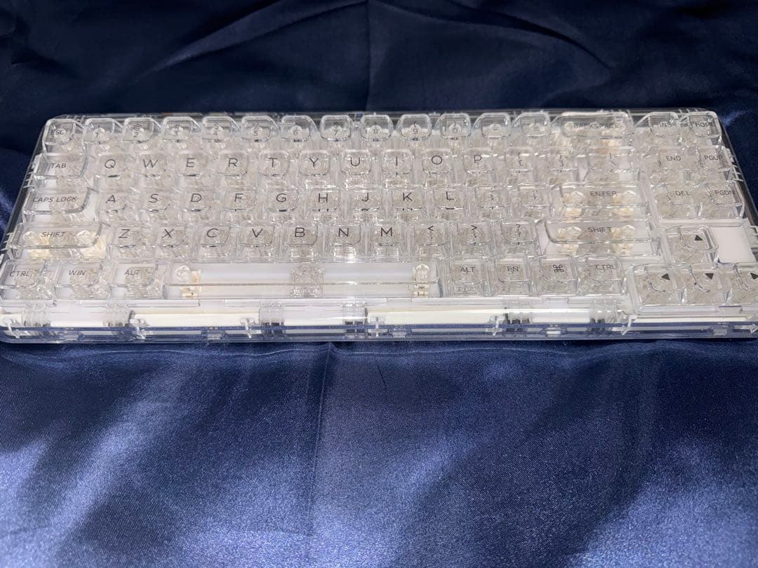 YUNZII X71 メカニカルキーボード ワイヤレス クリスタルアイス軸