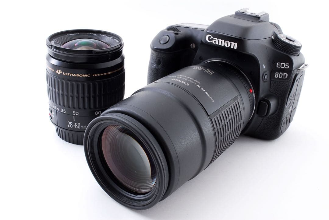 キヤノン Canon EOS 80D 標準&望遠ダブルレンズセット