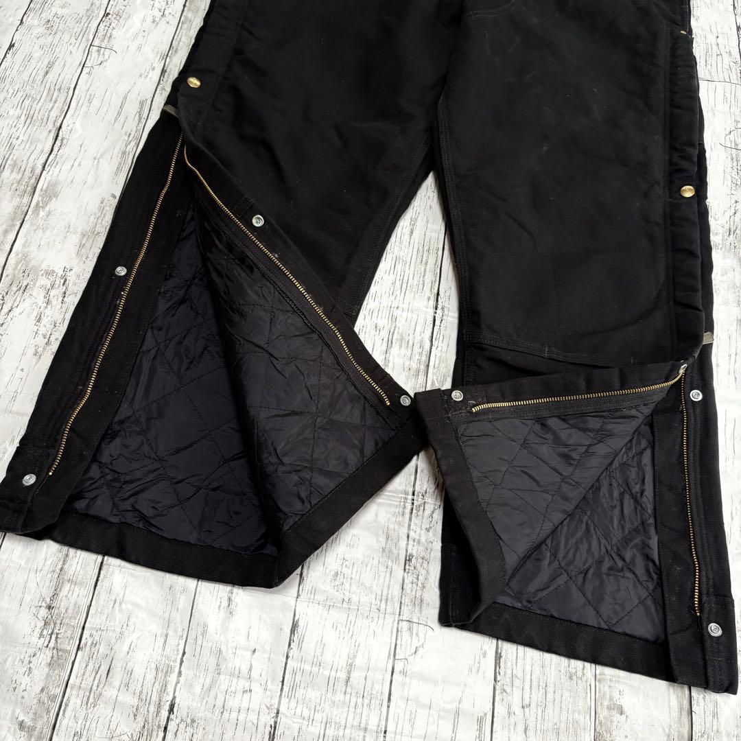 Carhartt カーハート ダック地 ダブルニー オーバーオール ブラック