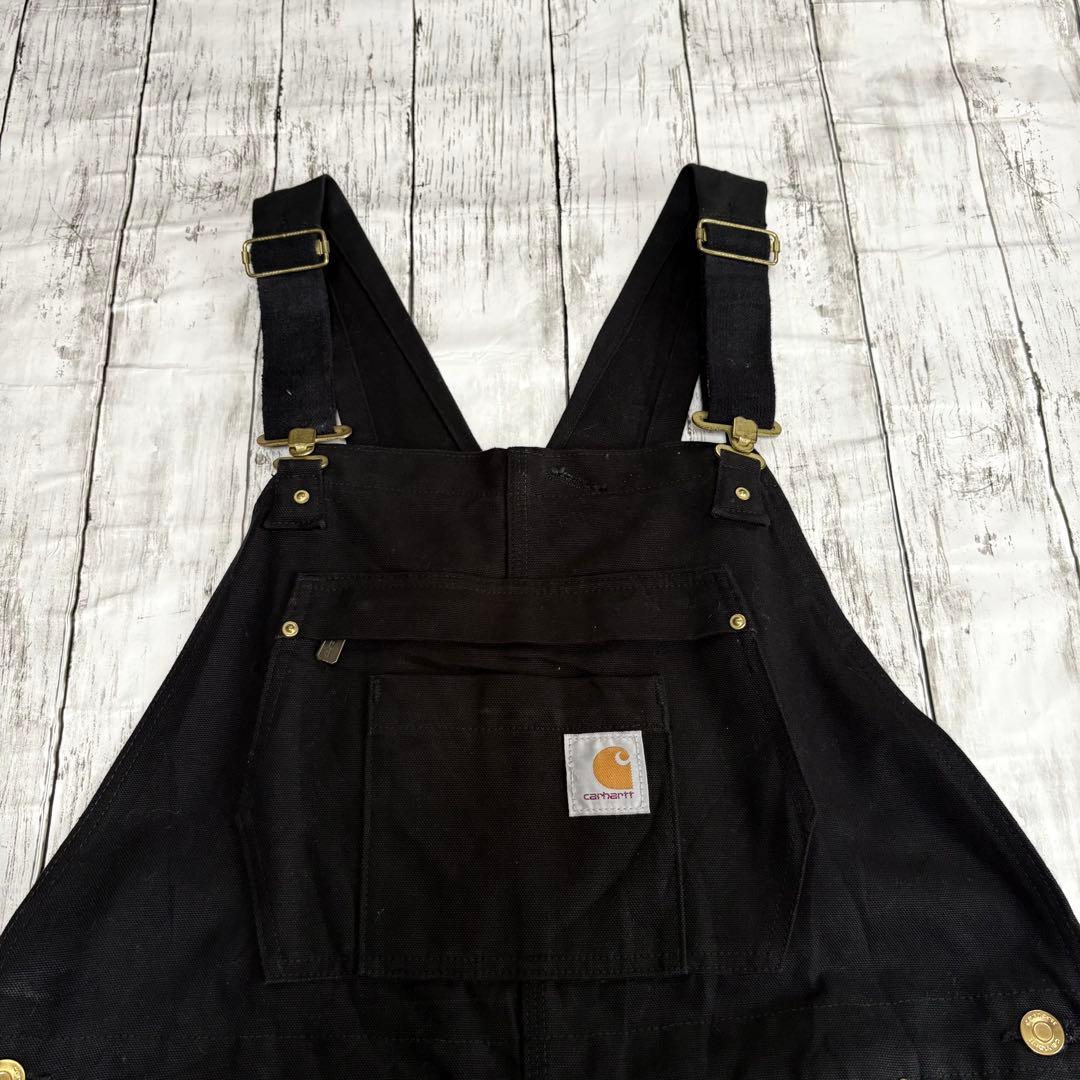 Carhartt カーハート ダック地 ダブルニー オーバーオール ブラック