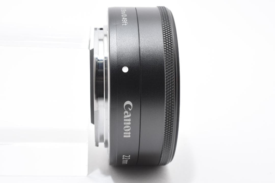 超美品 キヤノン EF-M 22mm f2 ブラック フィルター付き Canon