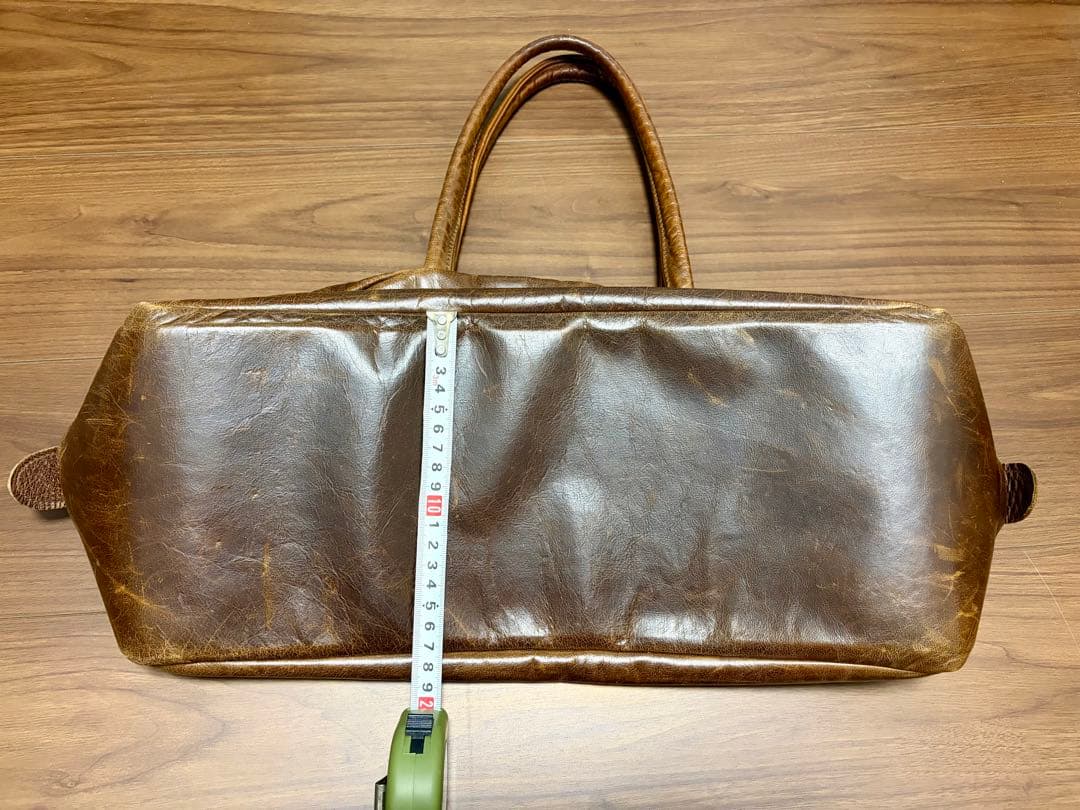 英国 Jas MBブラウンレザートートバッグ