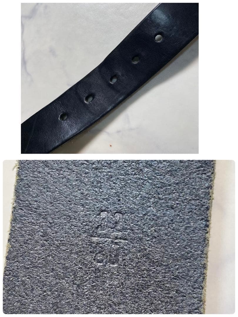 美品】ポロラルフローレン　ベルト　Italian leather　イングランド製