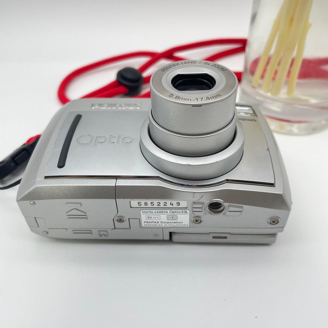 スマホ転送OK✨PENTAX Optio 33L✨動作確認済 単三電池 自撮OK