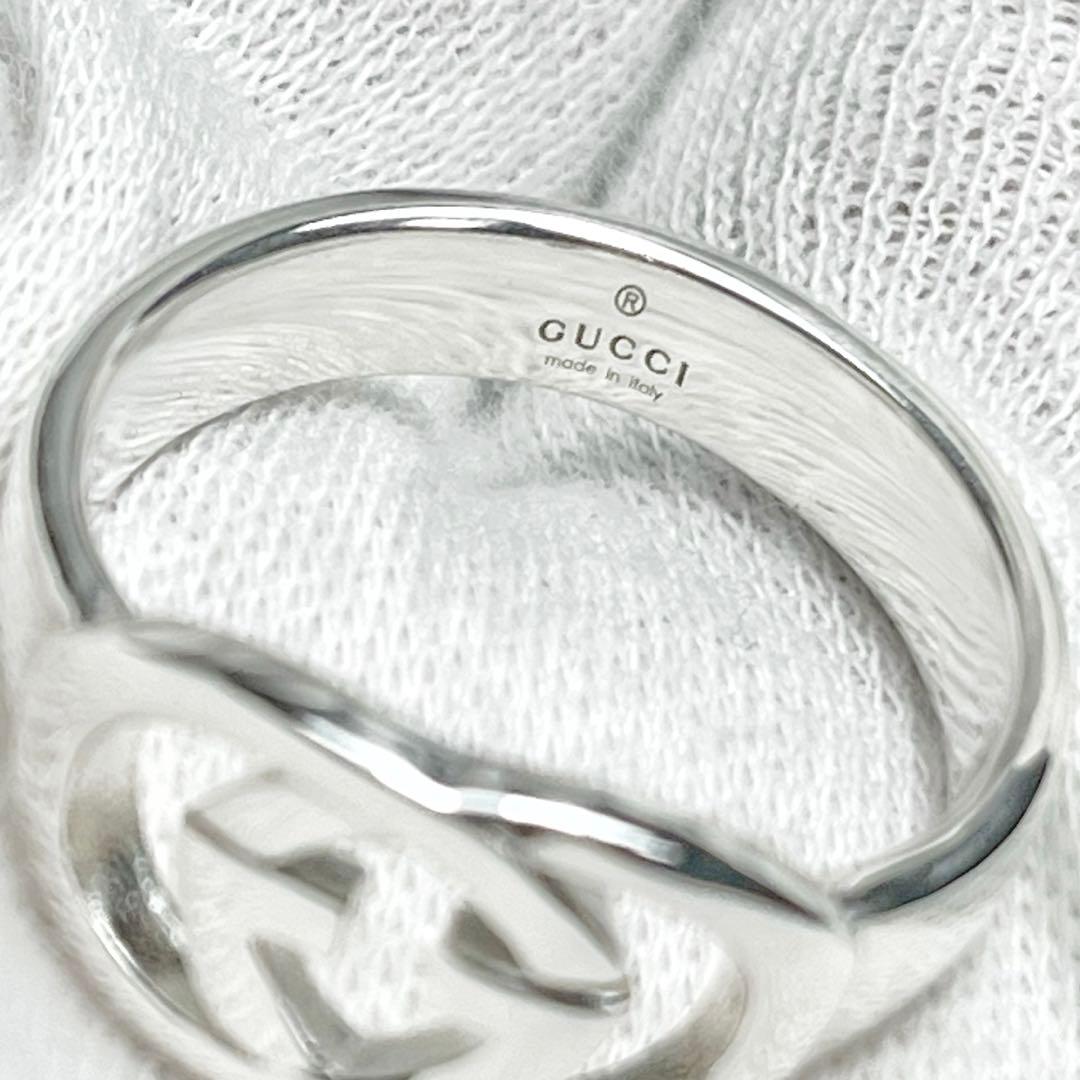 極美品‼️GUCCI 指輪　インターロッキングリング　20号