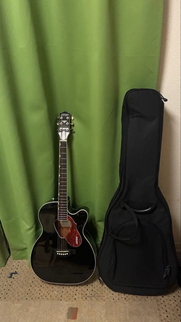 Gretsch ブラックアコースティックギター